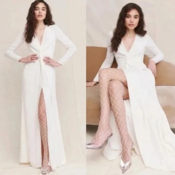 Reformation Dresses & Skirts - Reformation Gatsby gown in Ivory Coast